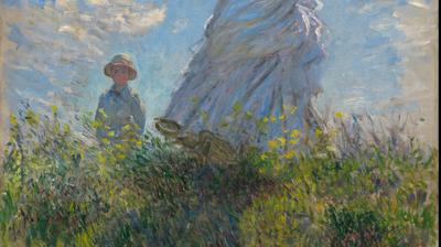 Impressionist Light and Motion in Woman with a Parasol – Madame Monet and Her Son