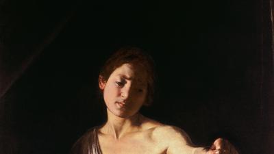 The Melancholy Reflection of Victory in David with the Head of Goliath