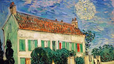 The Luminous Serenity of Vincent van Gogh’s White House at Night